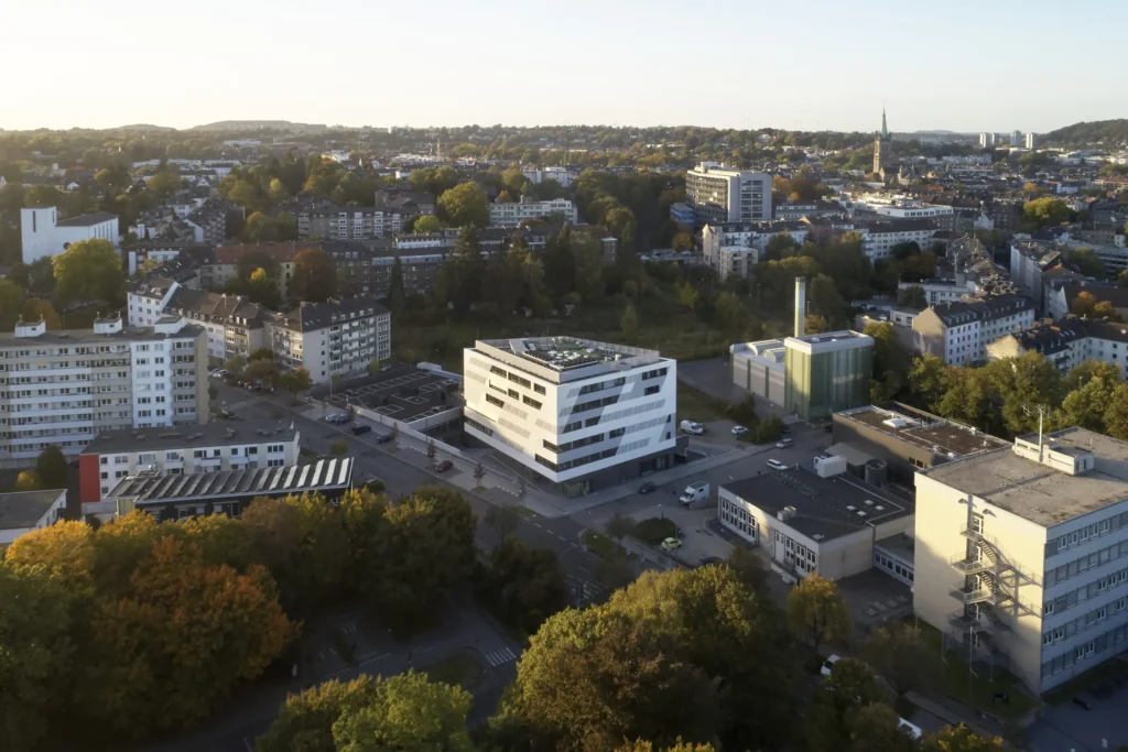 Aerial view of the KMAC Center for Advanced Mobility at FH Aachen