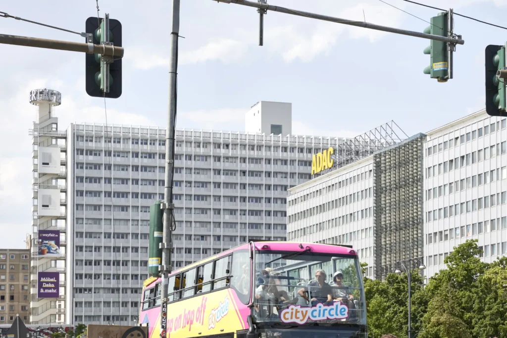 Transformed Centrum Warenhaus with funnel-shaped facade cuts at UP! Berlin by Jasper Architects